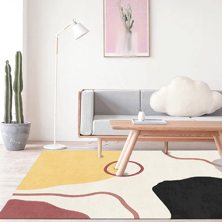 Stornfield | Simple Norwegian Rug Multifunctional Abstract Washable Pet Friendly Rug for Living Room