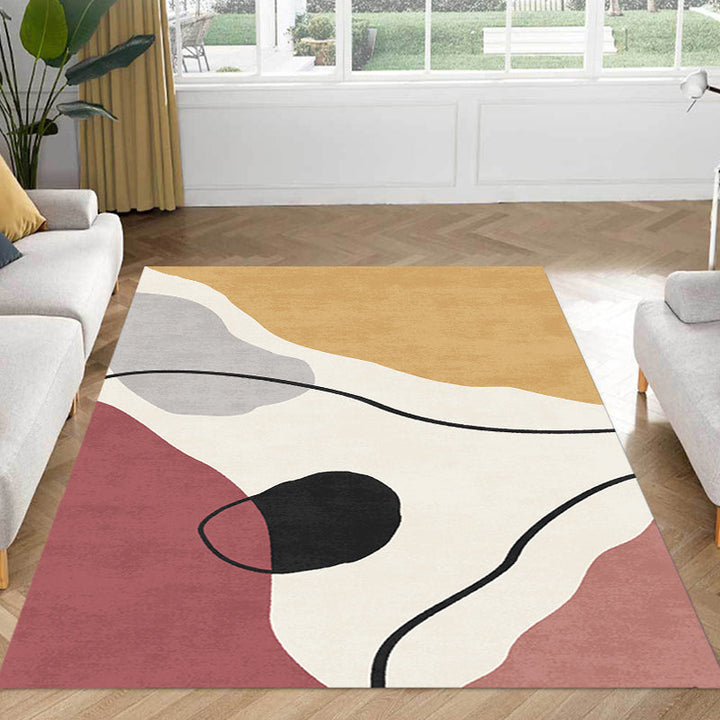 Stornfield | Simple Norwegian Rug Multifunctional Abstract Washable Pet Friendly Rug for Living Room