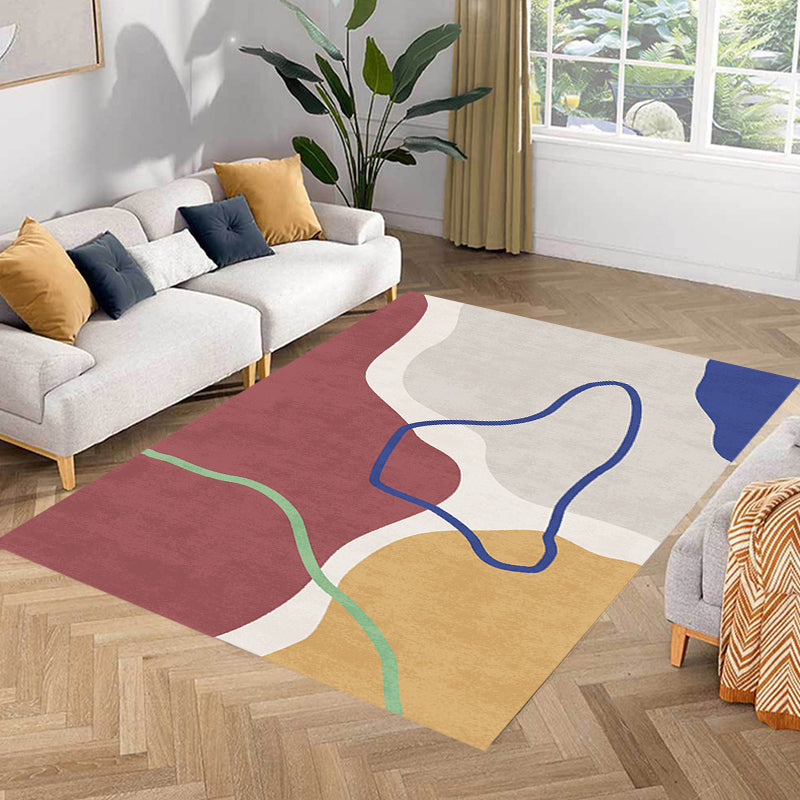 Stornfield | Simple Norwegian Rug Multifunctional Abstract Washable Pet Friendly Rug for Living Room
