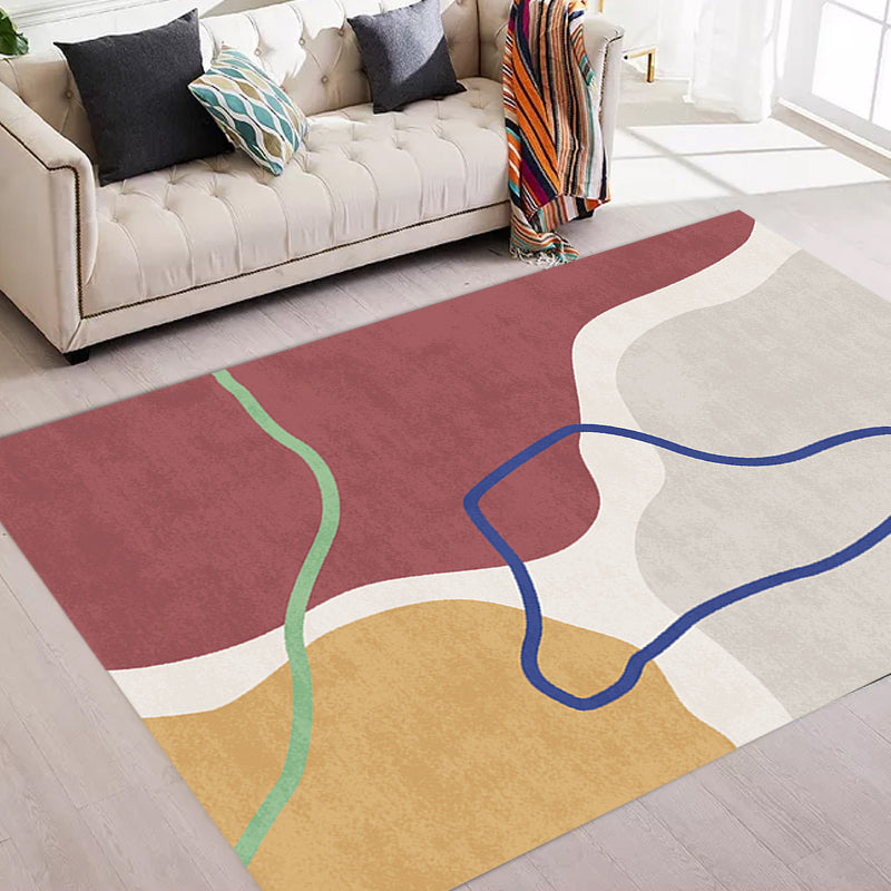 Stornfield | Simple Norwegian Rug Multifunctional Abstract Washable Pet Friendly Rug for Living Room