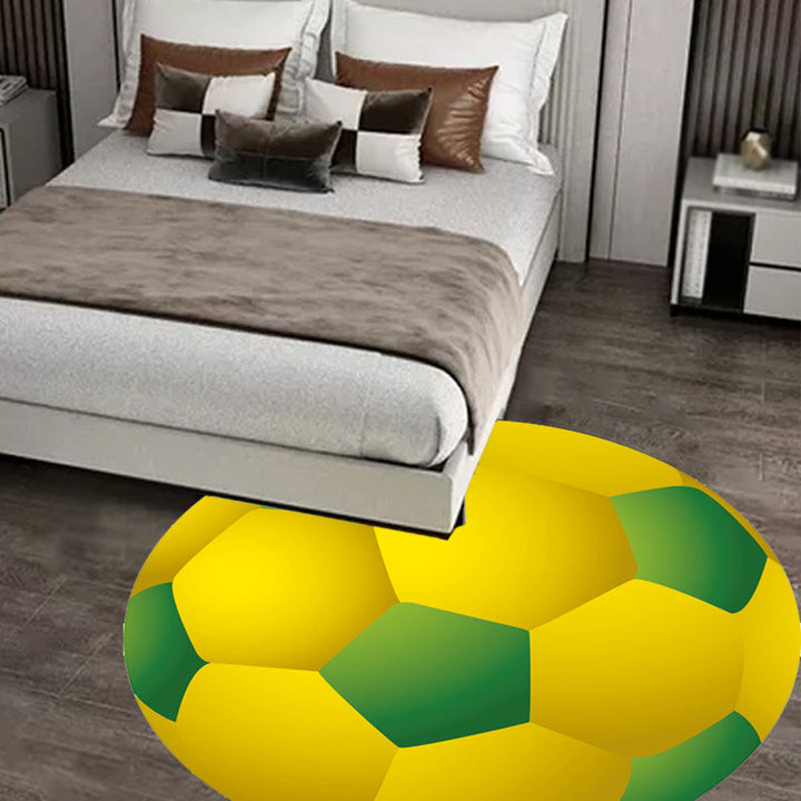 Stornfield | Kids' Multicolor Pattern Polyester Sports Mat Washable, Pet-Friendly, Non-Slip Rug for Kids' Bedroom