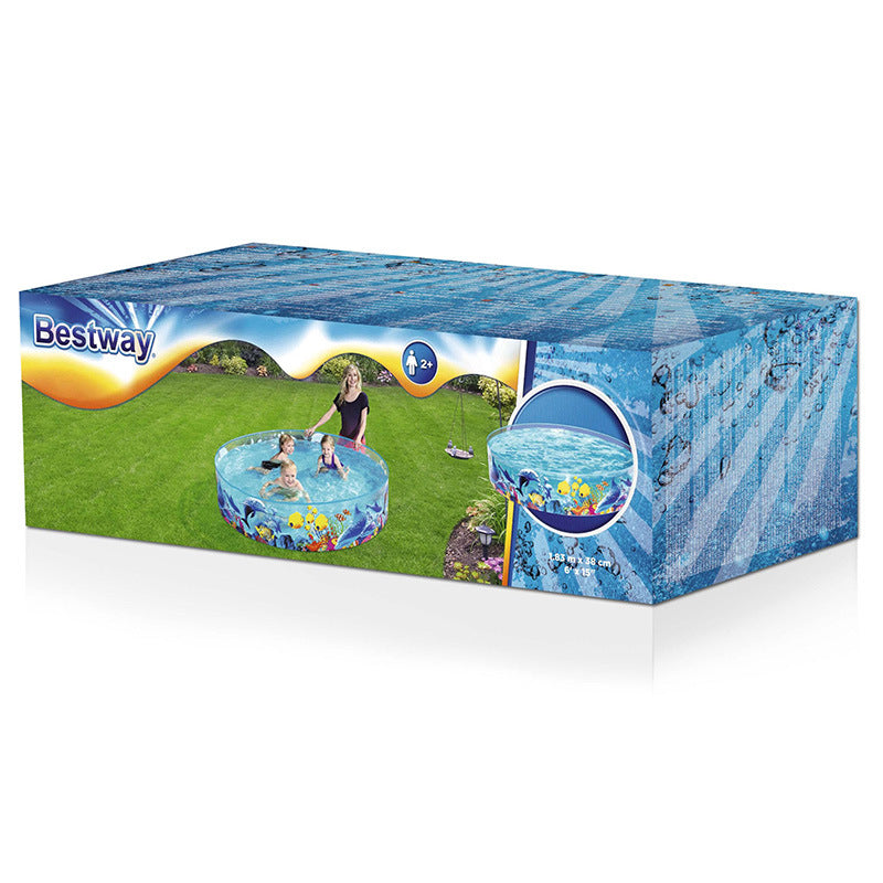 Women's Inflatable Children's Pool with Maritime Underwater Design Stornfield
