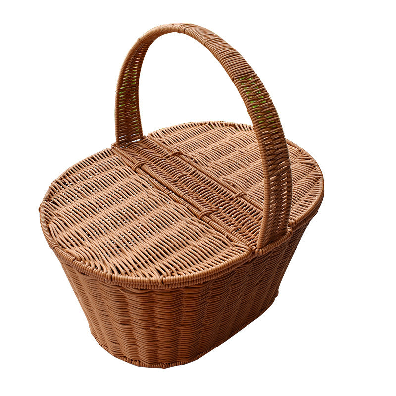Handwoven Decorative Picnic Basket Stornfield