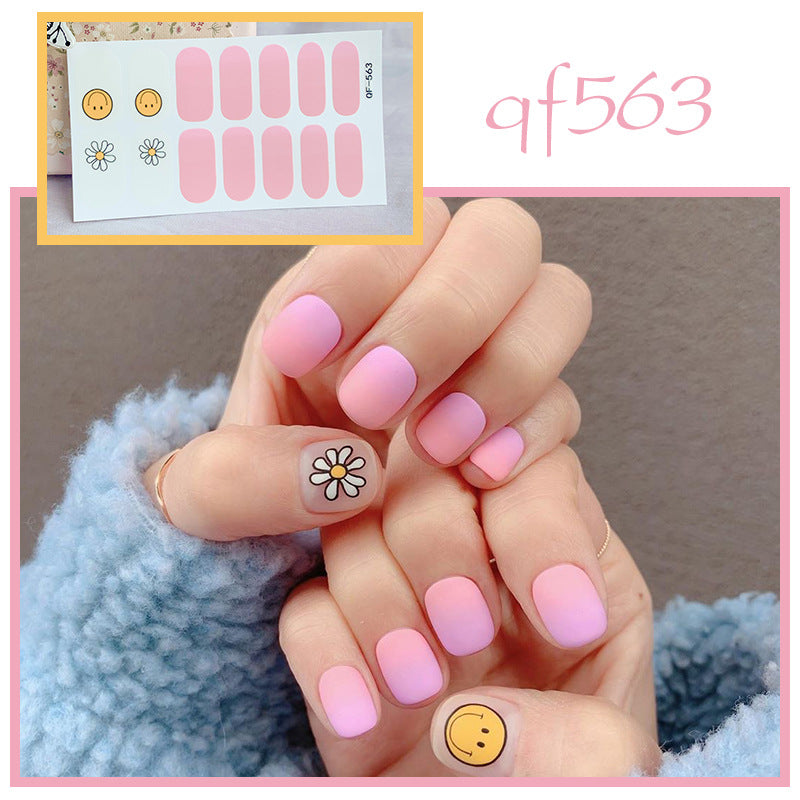 Artificial nail art with smileys and hearts Stornfield