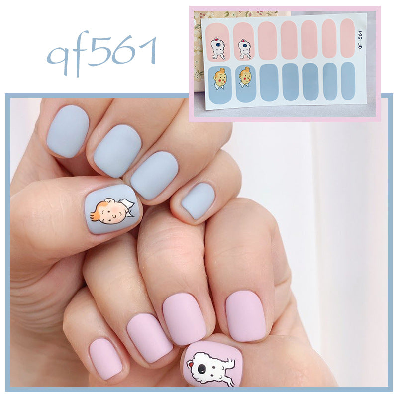 Artificial nail art with smileys and hearts Stornfield