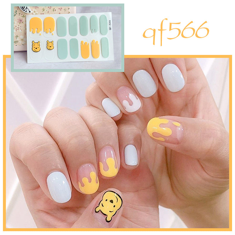 Artificial nail art with smileys and hearts Stornfield