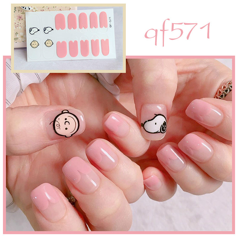 Artificial nail art with smileys and hearts Stornfield
