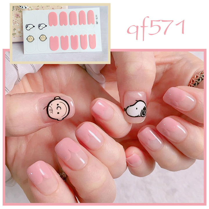 Artificial nail art with smileys and hearts Stornfield