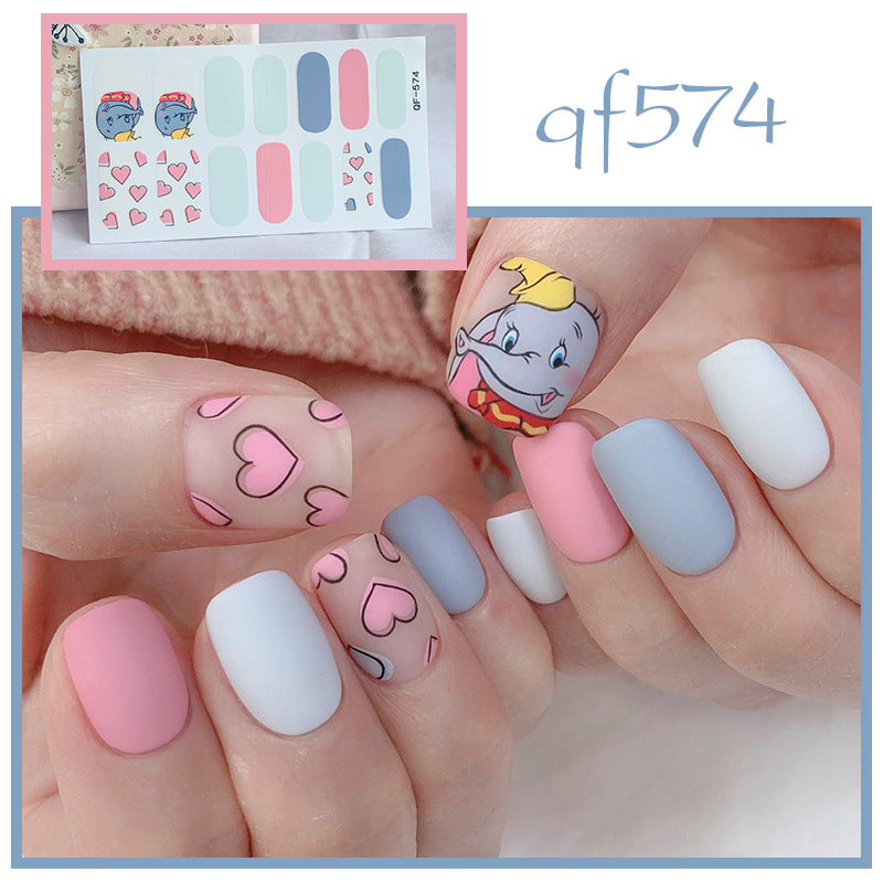 Artificial nail art with smileys and hearts Stornfield