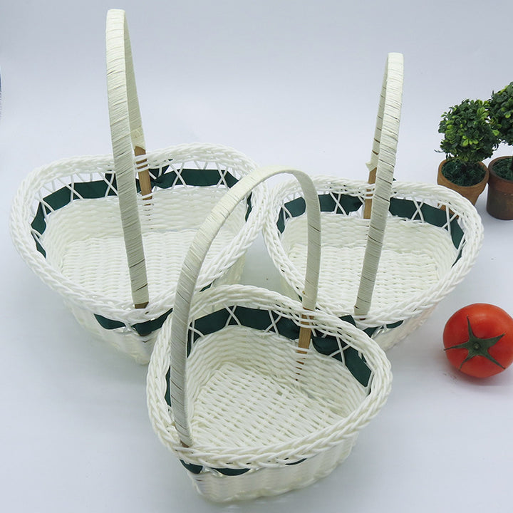 Women's Heart Shape Decorative Basket Stornfield