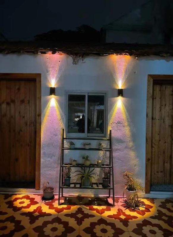 Simple Solar Trapezoid Outdoor Waterproof Up and Down Lights LED Wall Sconce Lamp | Stornfield