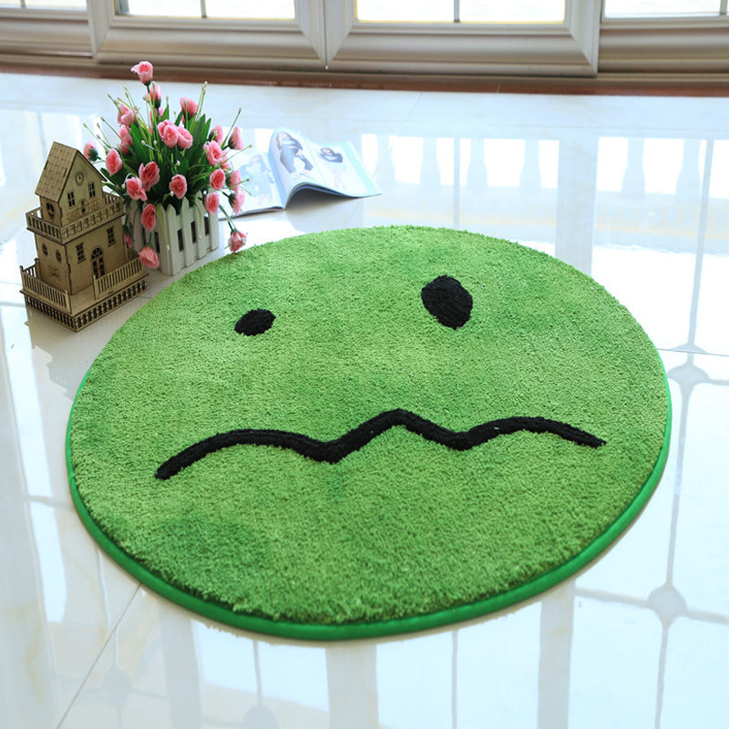 Stornfield | Beautiful Patterned Yellow and Green Kids Rug Polyester Pet-Friendly Washable Nursery Area Rug