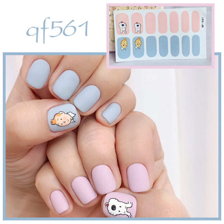 Artificial nail art with smileys and hearts Stornfield