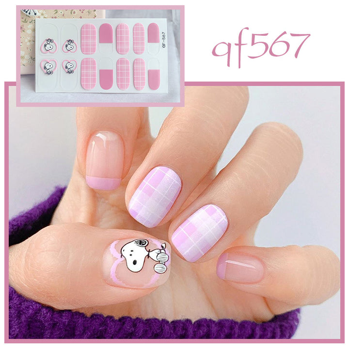 Artificial nail art with smileys and hearts Stornfield