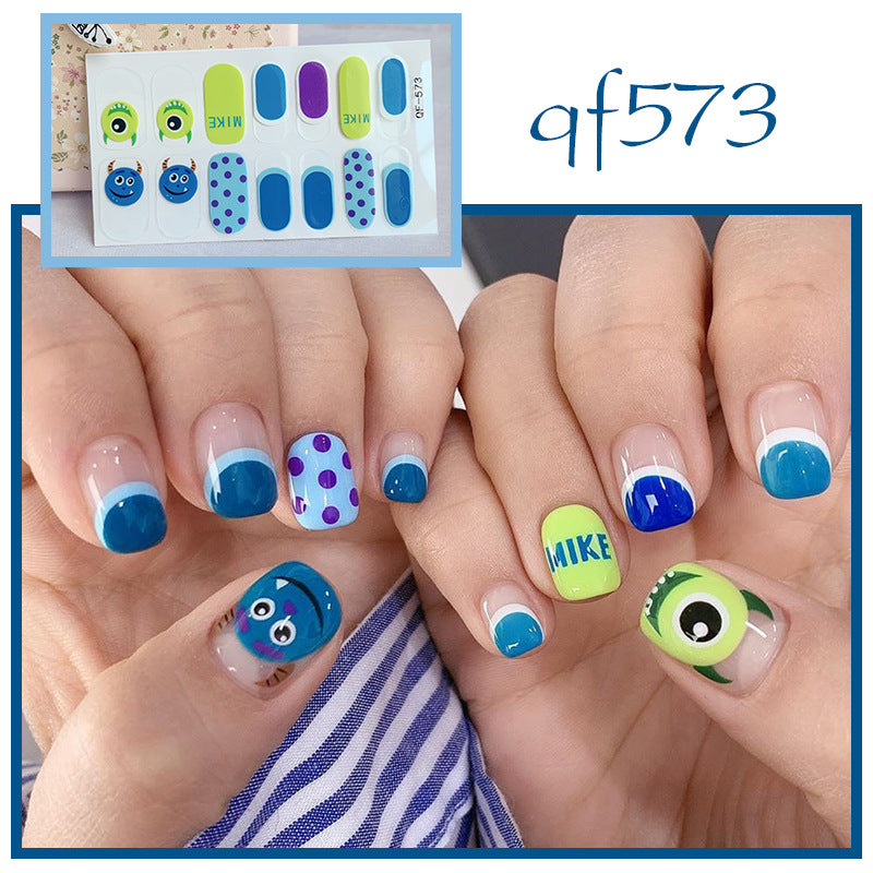 Artificial nail art with smileys and hearts Stornfield