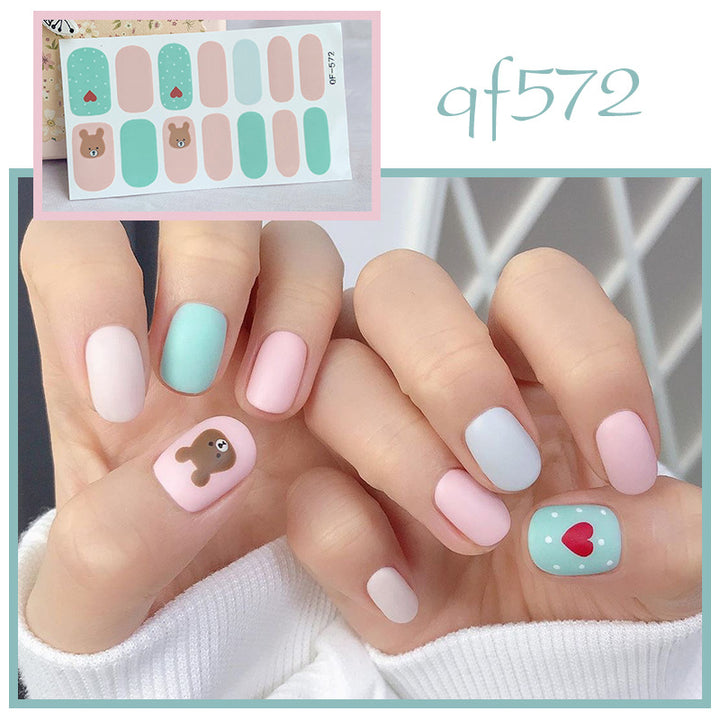 Artificial nail art with smileys and hearts Stornfield
