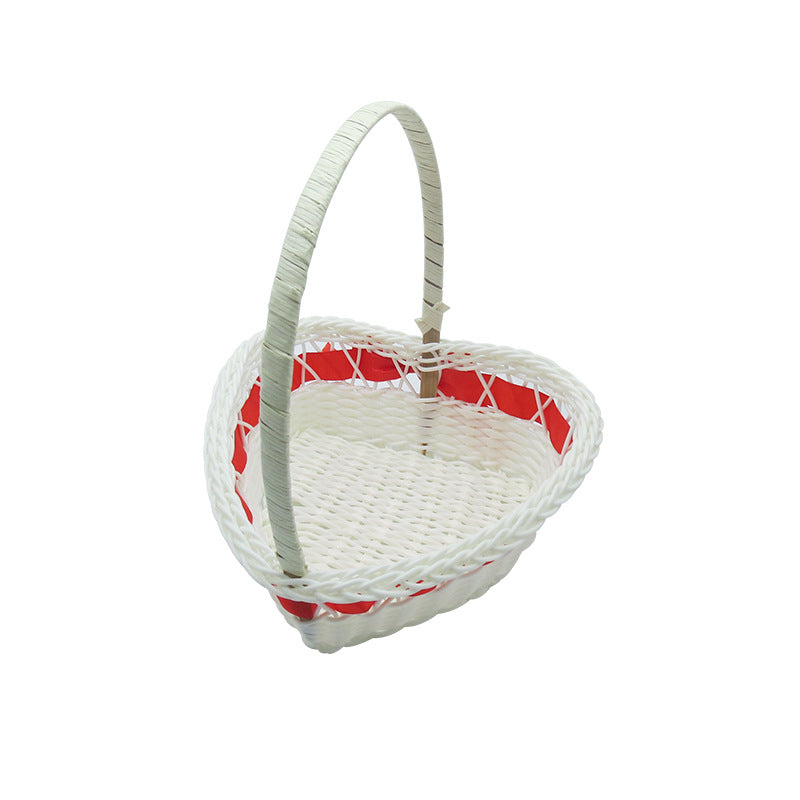 Women's Heart Shape Decorative Basket Stornfield