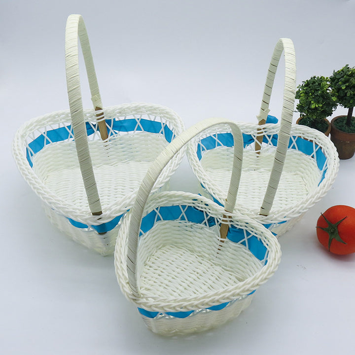 Women's Heart Shape Decorative Basket Stornfield