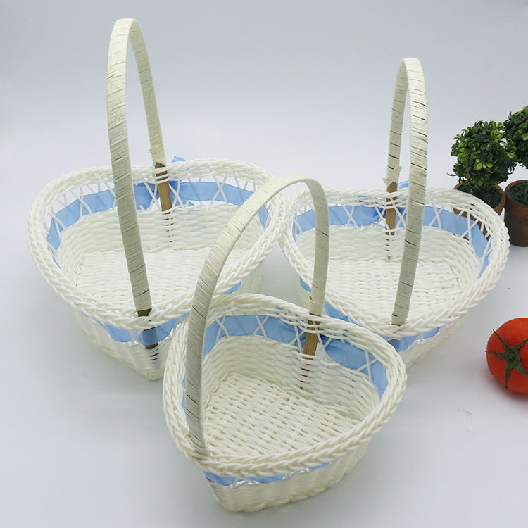 Women's Heart Shape Decorative Basket Stornfield