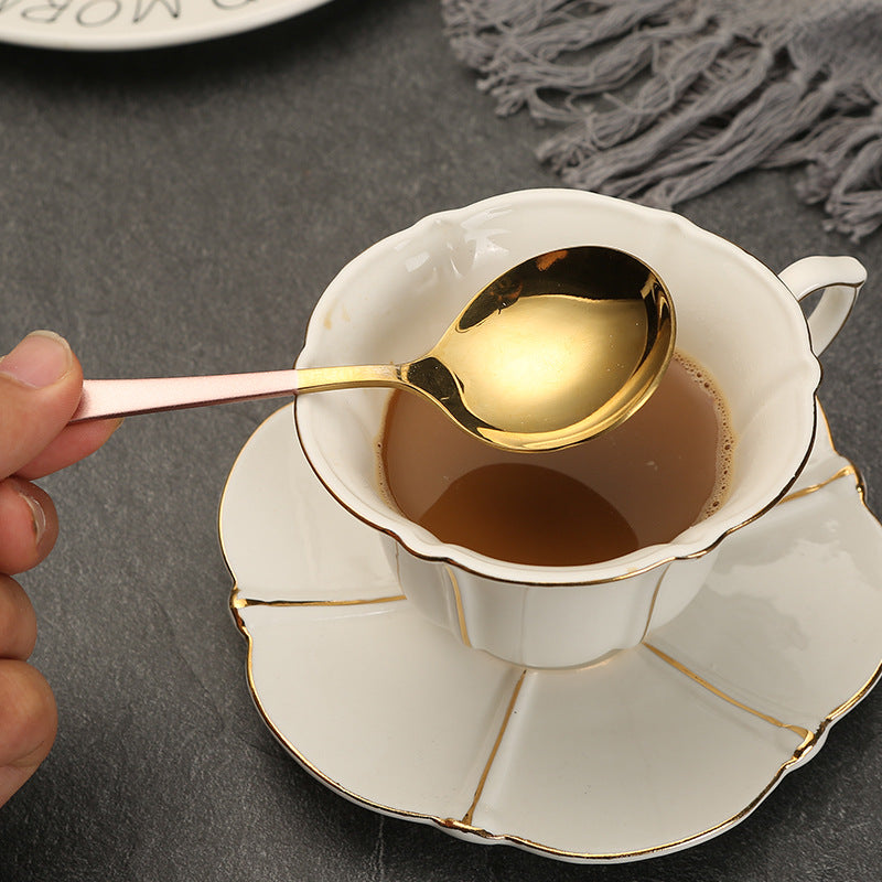 Elegant Gold-Plated Serving Spoon Stornfield