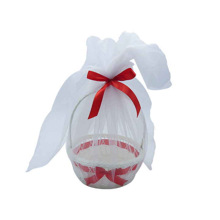 Ladies Wedding Basket with Satin Ribbon Stornfield