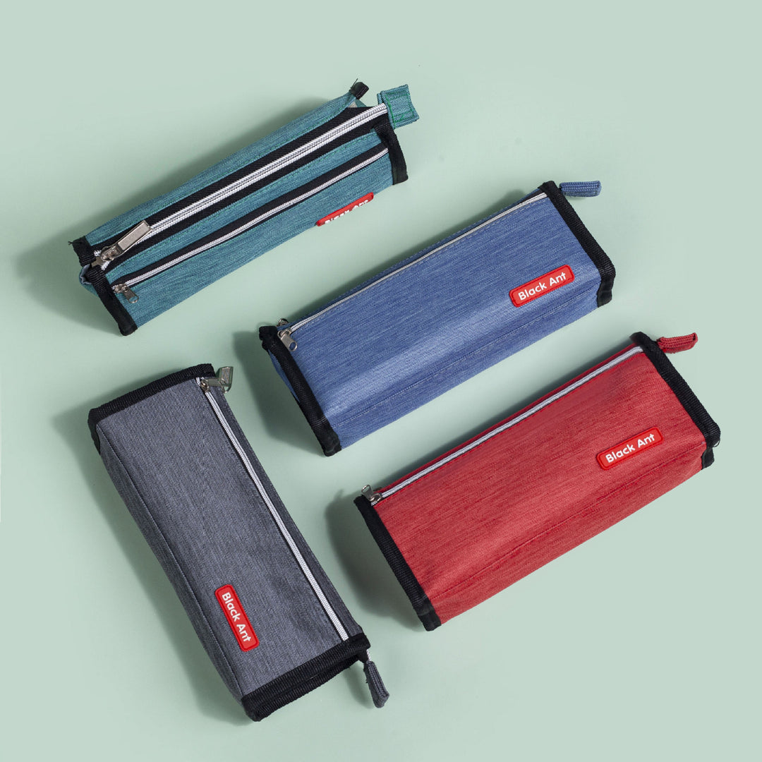 Multi-Functional Zippered Pencil Case
