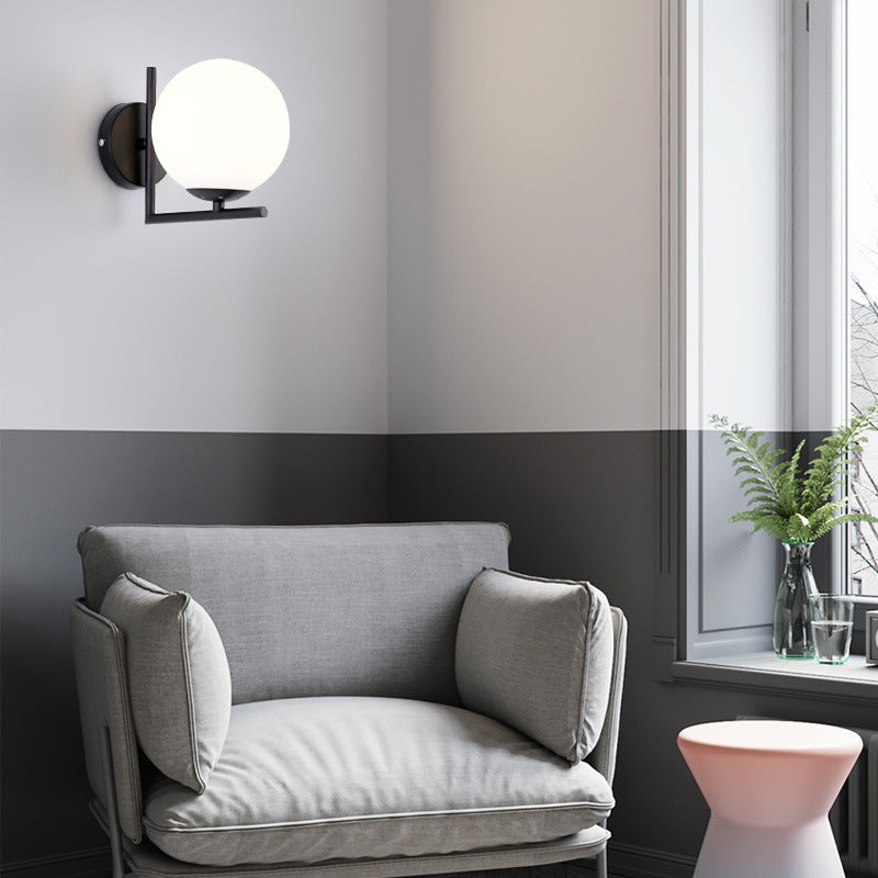 Modern Orb Wall Sconce