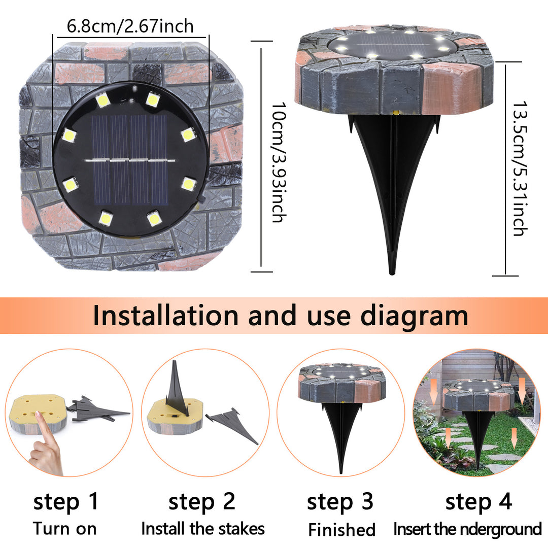 Solar Decorative Flame Lantern