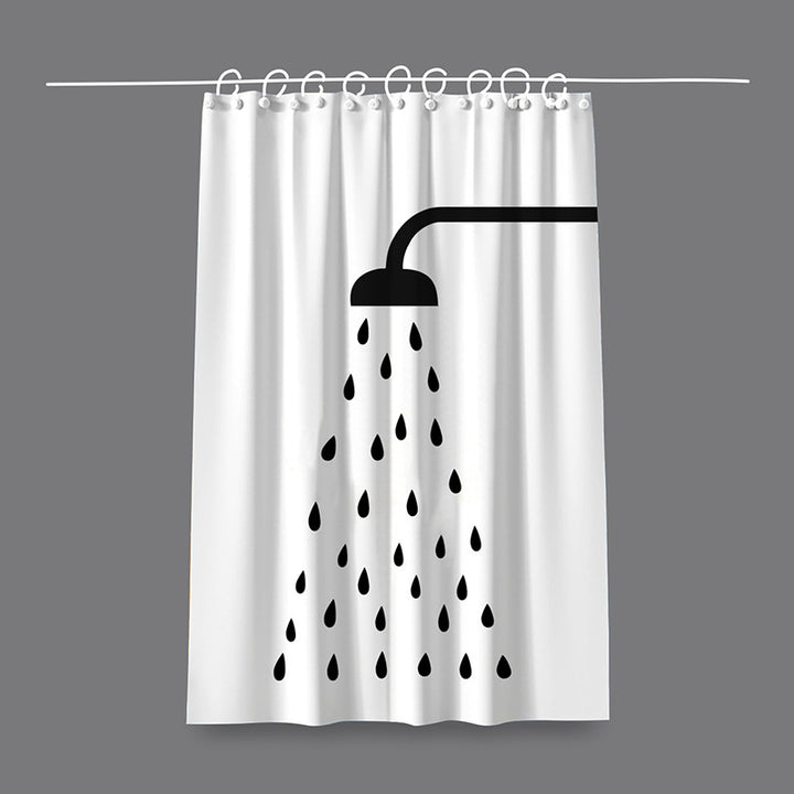 Artistic Cat-Themed Shower Curtain Stornfield