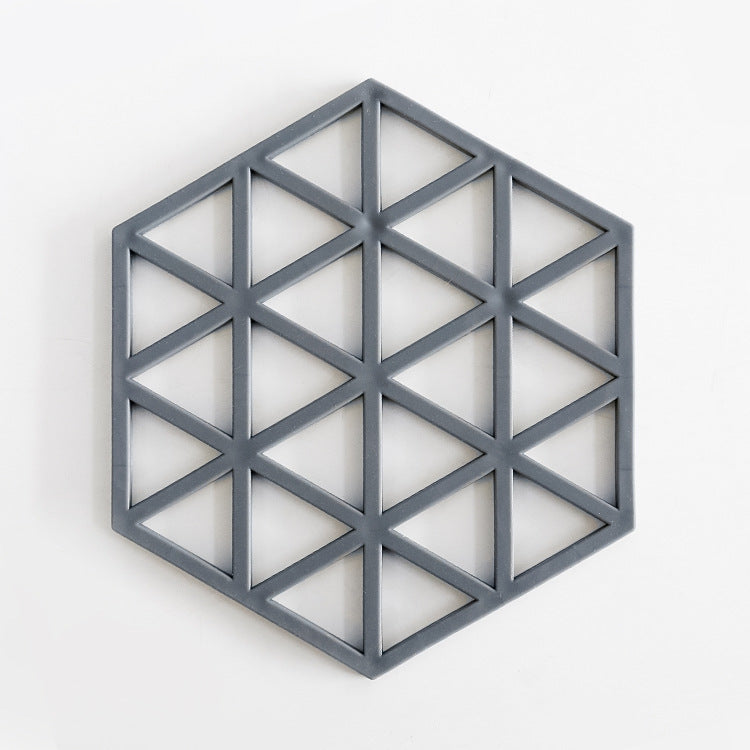 Unisex Silicone Coaster with Geometric Design Stornfield