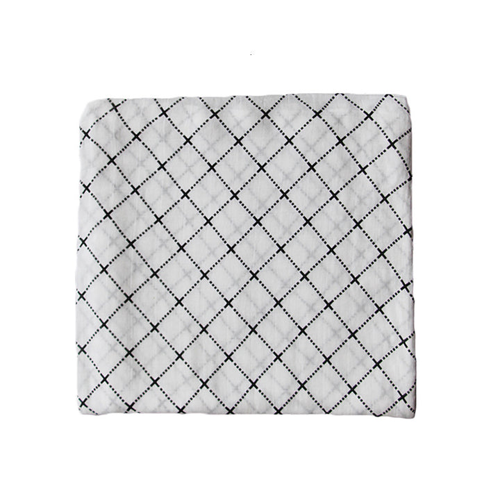 Cotton Muslin Baby Blanket with Heart Pattern Stornfield
