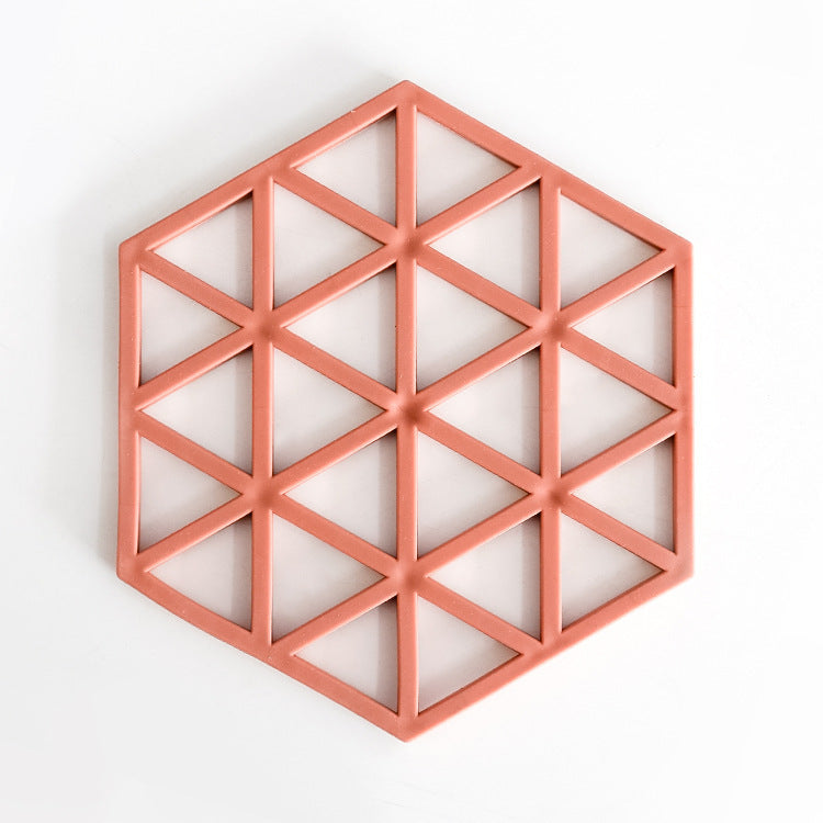 Unisex Silicone Coaster with Geometric Design Stornfield