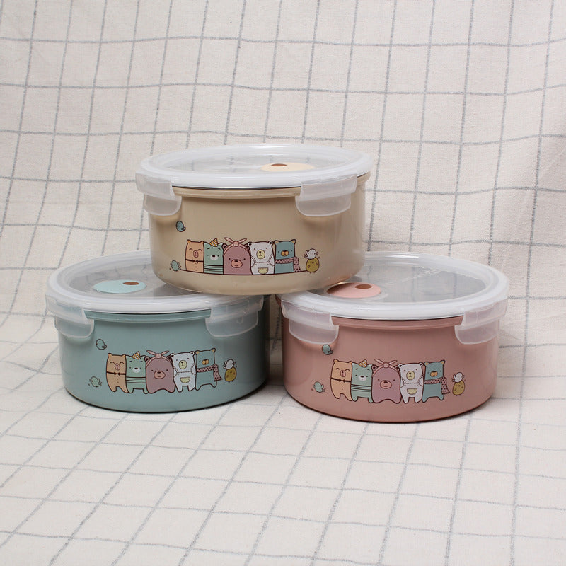 Animal-Themed BPA-Free Food Storage Containers Set