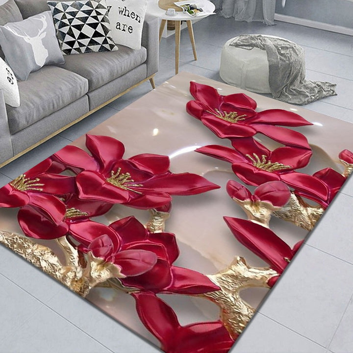 Floral Design Area Rug Stornfield