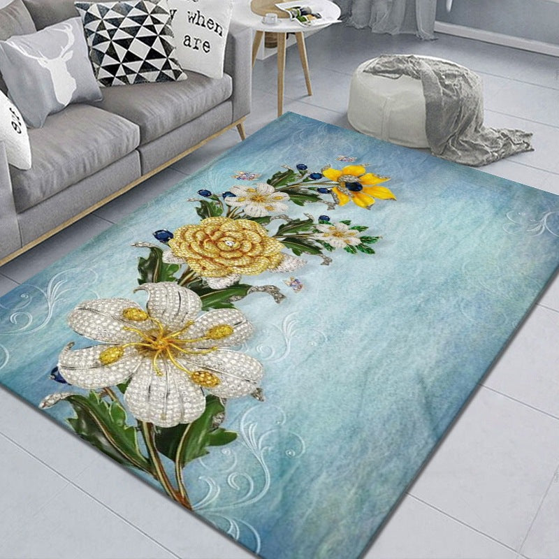 Floral Design Area Rug Stornfield