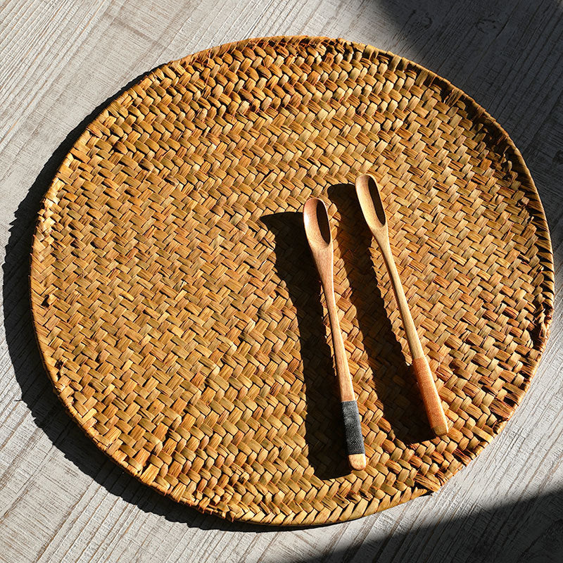 Handcrafted Round Serving Platter Stornfield