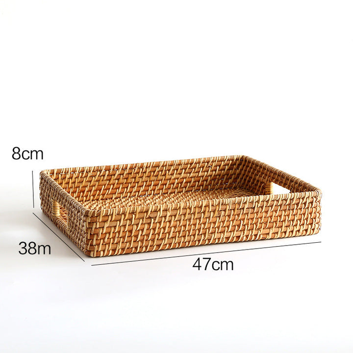 Natural Woven Serving Tray Stornfield