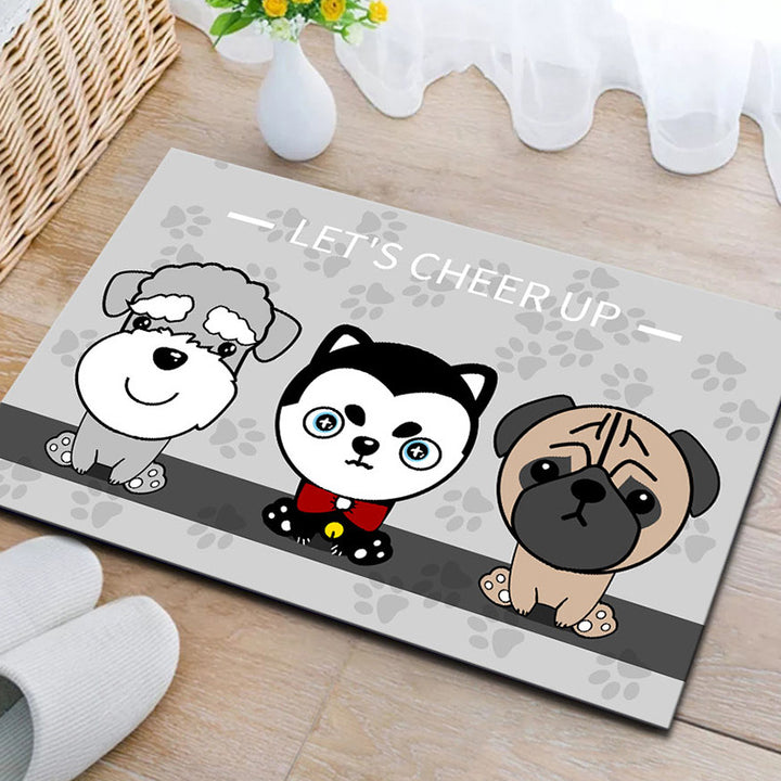 Playful Cat-Themed Kitchen Mat Set Stornfield