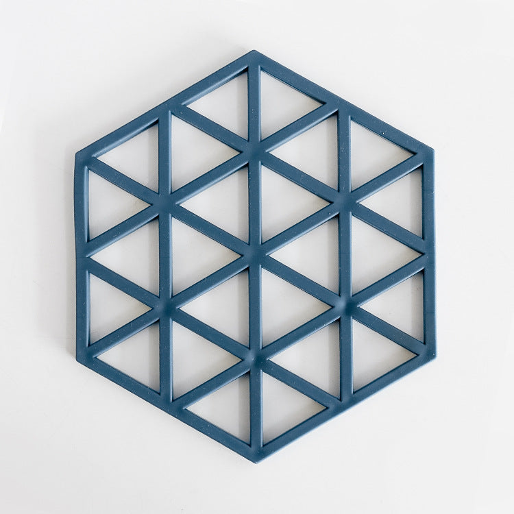 Unisex Silicone Coaster with Geometric Design Stornfield