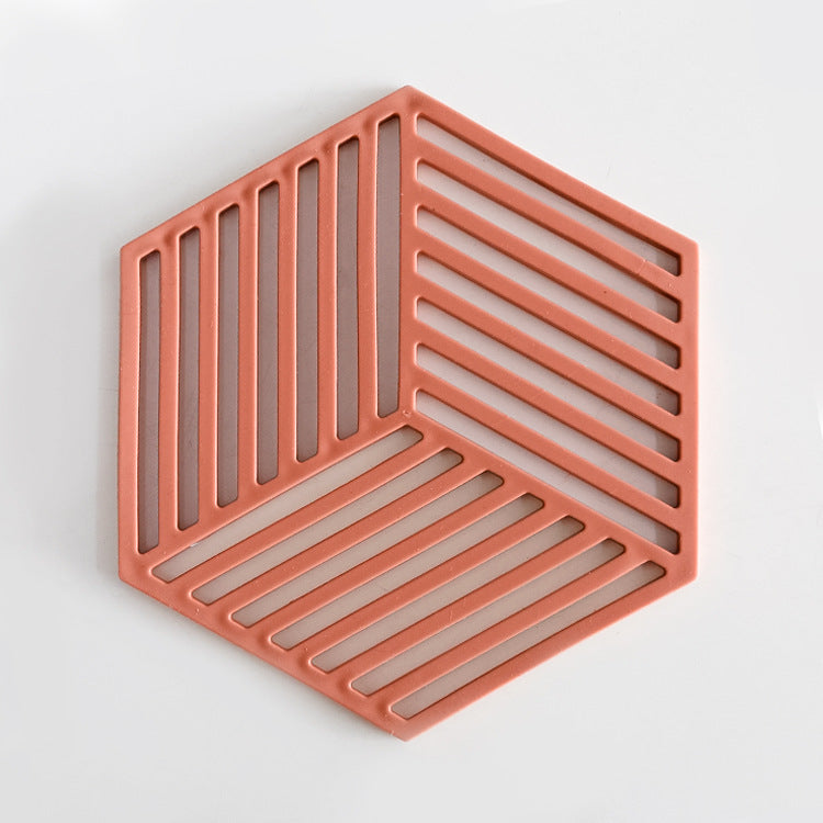 Unisex Silicone Coaster with Geometric Design Stornfield