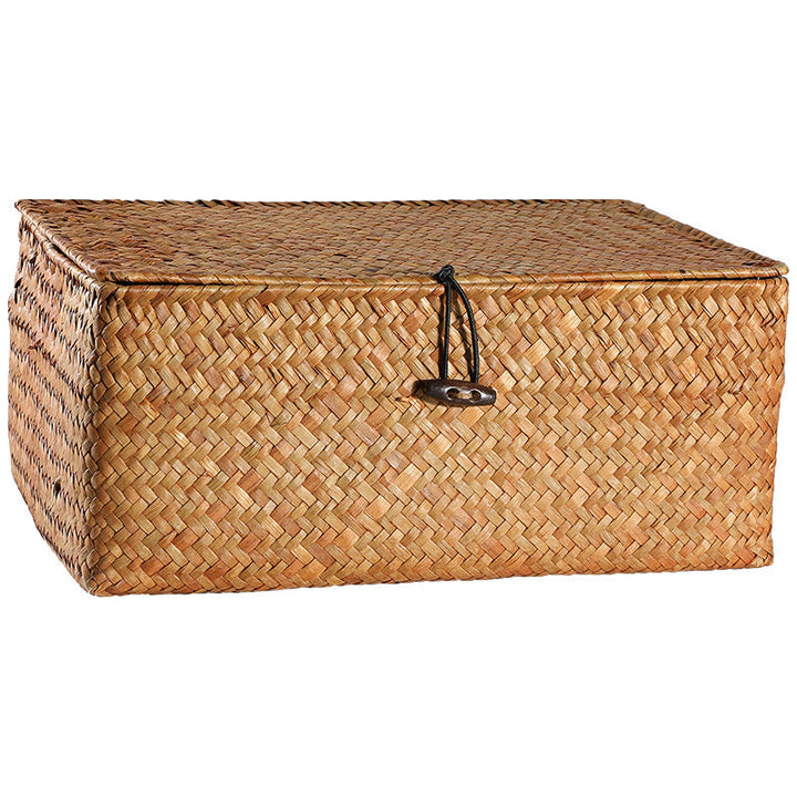 Handwoven Storage Box with Lid Stornfield