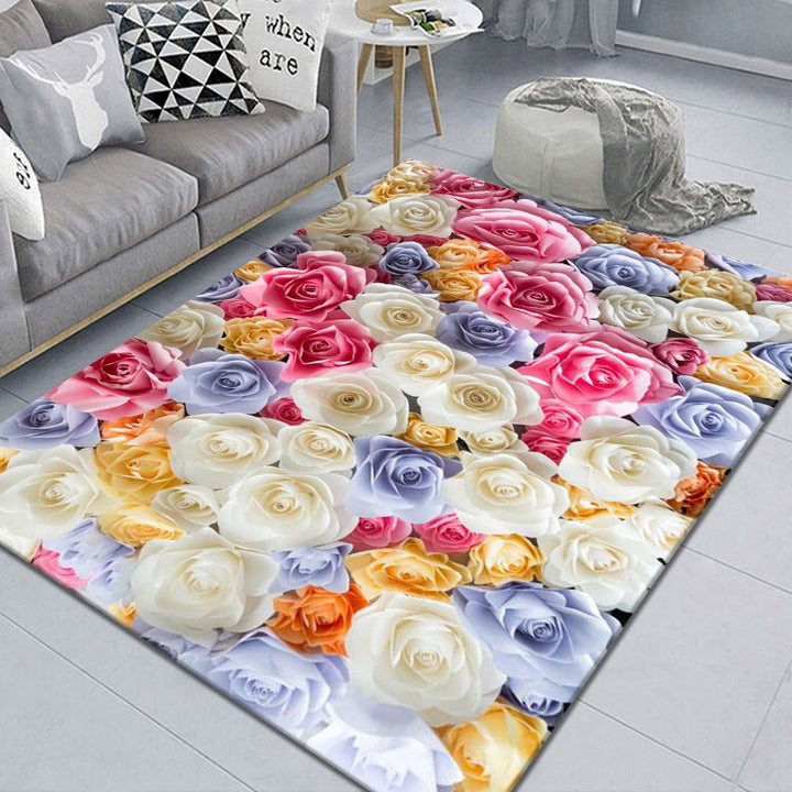 Floral Design Area Rug Stornfield