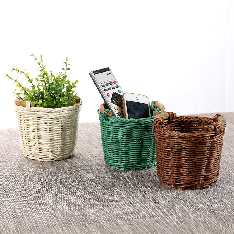 Unisex Decorative Plant Basket with Ergonomic Handles Stornfield