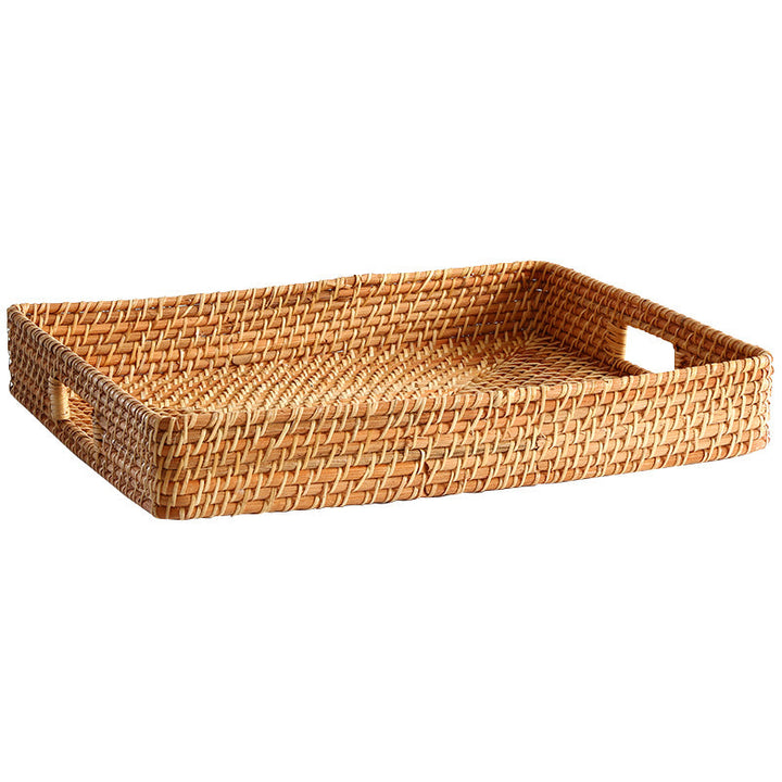 Natural Woven Serving Tray Stornfield