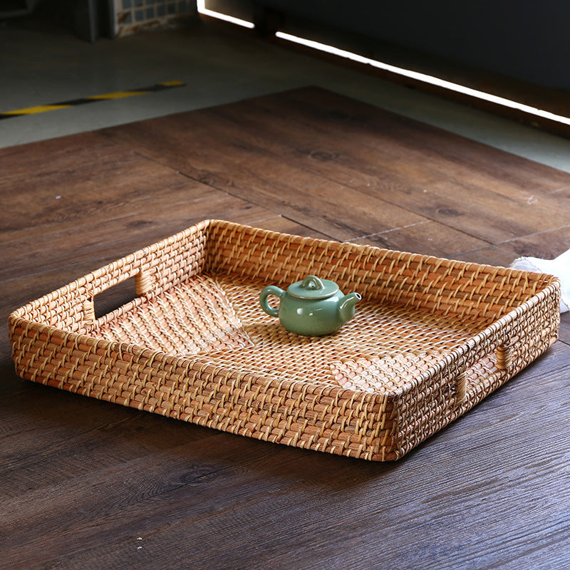 Natural Woven Serving Tray Stornfield