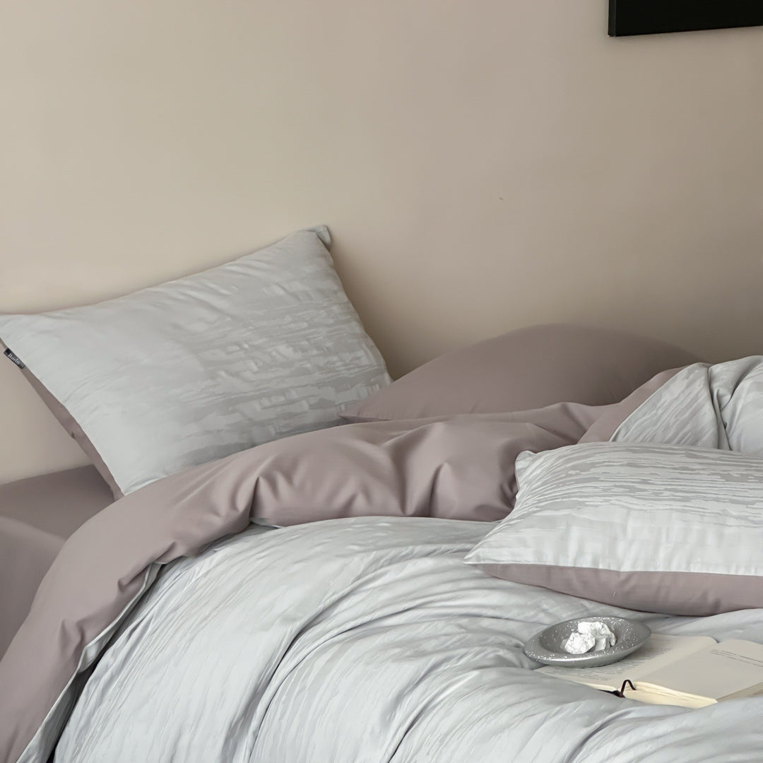 Long-staple cotton bedding set, 4-piece