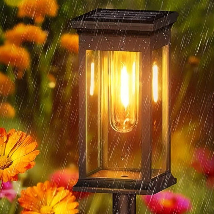 Solar-powered garden light for outdoor use - Modern LED pathway light for lighting pathways, terraces, and gardens | Stornfield