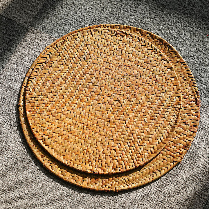 Handcrafted Round Serving Platter Stornfield