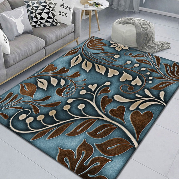 Floral Design Area Rug Stornfield