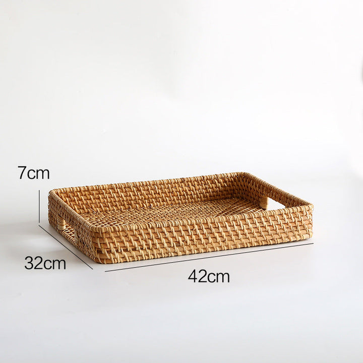 Natural Woven Serving Tray Stornfield
